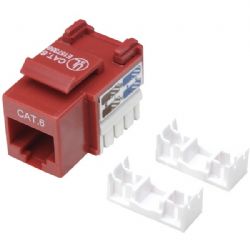 Intellinet Network Solutions Cat6 Kystn Jack Red Punch