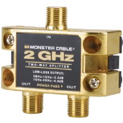 Monster Cable 2-way 2 Ghz Rf Splitter