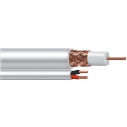 Vextra Rg59 500' W/2-18ga Wires