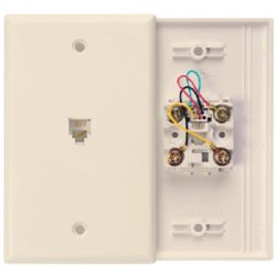 Leviton Ivory Telephone Wallplate