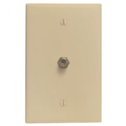 Leviton Ivory Single F-connect