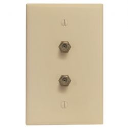 Leviton Ivory Duplx F-connect
