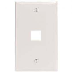 Leviton White Quickport 1-port