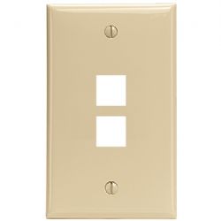 Leviton Ivory Quickport 2-port