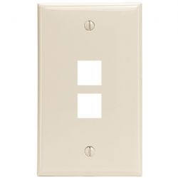 Leviton Lt Almond Quickport 2port