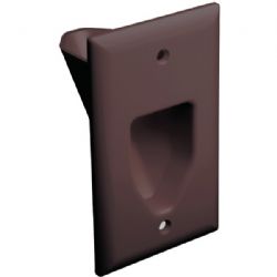 Datacomm Electronics Brown 1 Gang Recessed