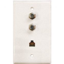 Eagle Aspen White Wall Plate W/2 F-81