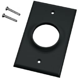 Midlite Black 1 Gang Wireport