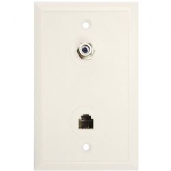 Eagle Aspen White Wall Plate W/1 F-81