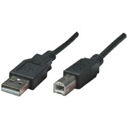 Manhattan Usb2.0 Cbl M-m 3m Blk