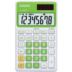 Casio Green Solar Wallet Calc