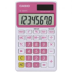 Casio Pink Solar Wallet Calc