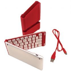 Iwerkz Foldbe Blth Keyboard Red