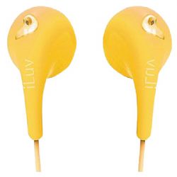 Iluv Bubble Gum Earphns Yellow