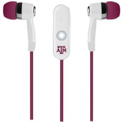 Mizco Sports Stereo Earbuds Texas A&m