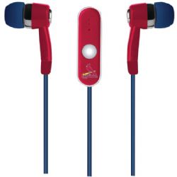 Mizco Sports Stereo Earbuds Cardinals