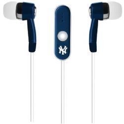 Mizco Sports Stereo Earbuds Yankees