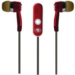 Mizco Sports Stereo Earbuds 49ers