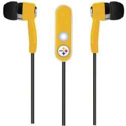 Mizco Sports Stereo Earbuds Steelers