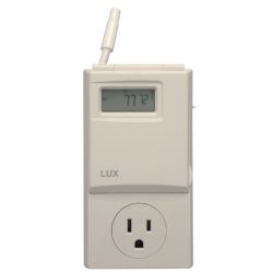 Lux WIN100 Heating & Cooling Programmable Outlet Thermostat