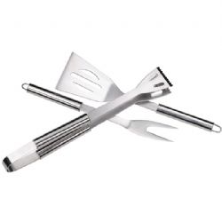 Chefs Basics Select 3pc Stainless Bbq Set
