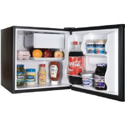 Haier 1.7cuft Frige/freezr Blk