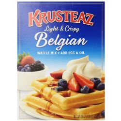 Krusteaz Light & Crispy Belgian Waffle Mix, 28 oz