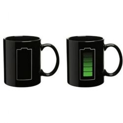 Econoled Tech Battery Color Changing Thermometer Heat Kruzhkus Mug