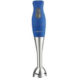 Chefman RJ10-BLUE Rubberized 2-Speed Hand Blender