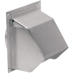 Broan 641FA 6 in. Round Duct Aluminum Fresh Air Inlet Wall Cap