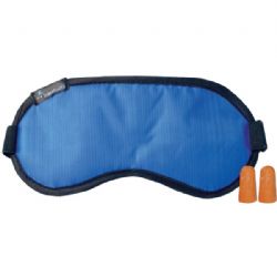 Travelocity Eye Mask Ear Plugs Navy