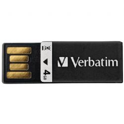 Verbatim 4gb Clip It Usb Drive Blk