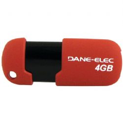 Dane-elec 4gb Capls Usb Drive Red