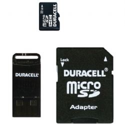 Duracell 32gb Microsd Card W Adptr