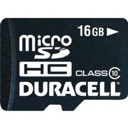 Duracell Microsd Card W Adptr 16gb