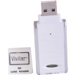 Vivitar Sdhc Card Reader Wht