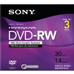 Sony 1.4gb Cam 8cm Dvd-r 3pk