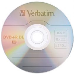 Verbatim 8.5gb Dvd+r Dl 5pk W/cs