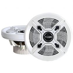 Bazooka Mrine Coax Spk 6.5in Wht