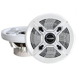 Bazooka Mrine Coax Spk 8in Wht