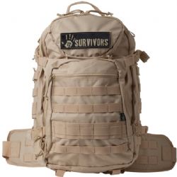 12 Survivors Tactical Backpack Tan