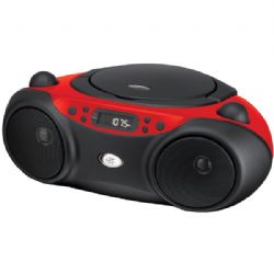 Gpx Cd Plyr Boombx Blk/red
