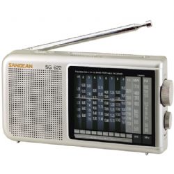 Sangean 12bnd Rcvr W/led Slv