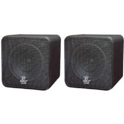 Pyle Home Black 4in Mini Cube