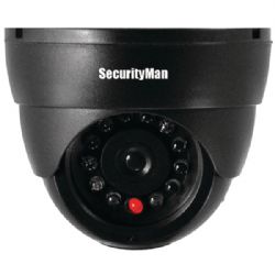 Security Man Dummy Dome Camera W/led