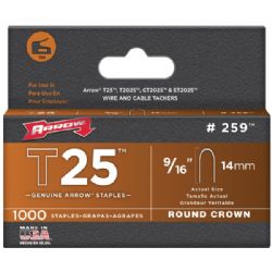Arrow Fastener T25 9/16 Staple