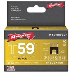 Arrow Fastener T59 1/4x5/16blk