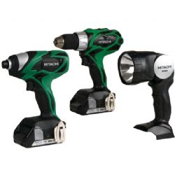 Hitachi 18v Drvr/impt/flshlt