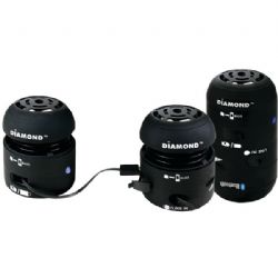 Diamond Mini Rocker Port Spkr Blk