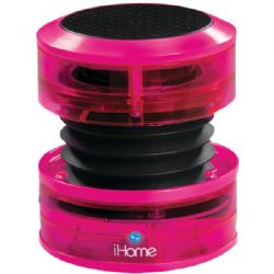Ihome Neon Rechrg Mini Spkr Pnk